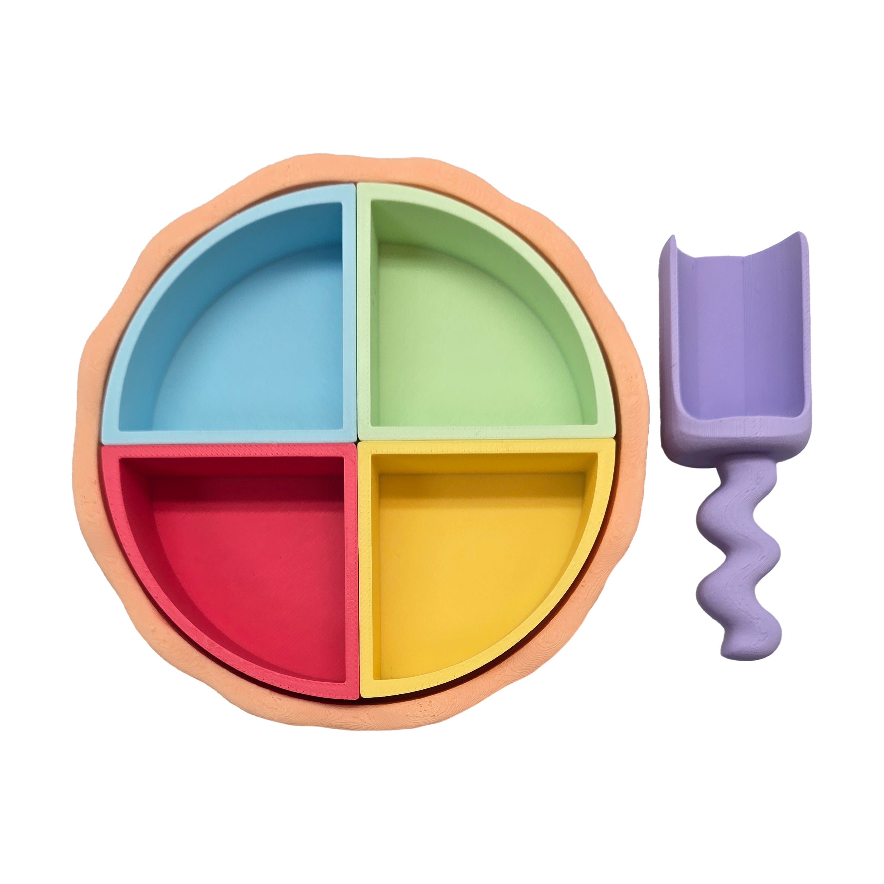 Grennn - kwartcirkel set pastel