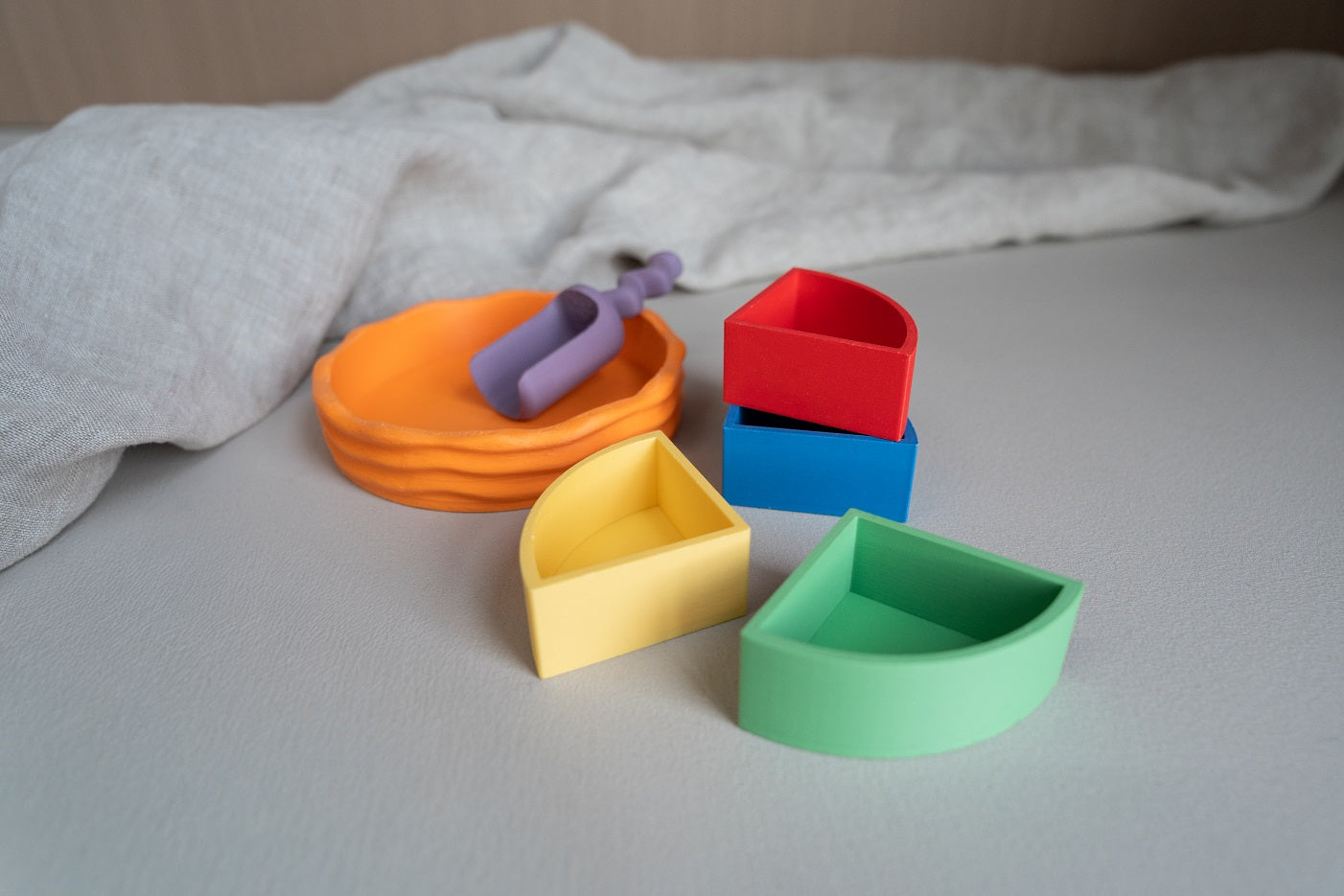 Grennn - kwartcirkel set regenboog