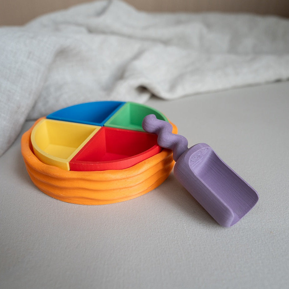 Grennn - kwartcirkel set regenboog