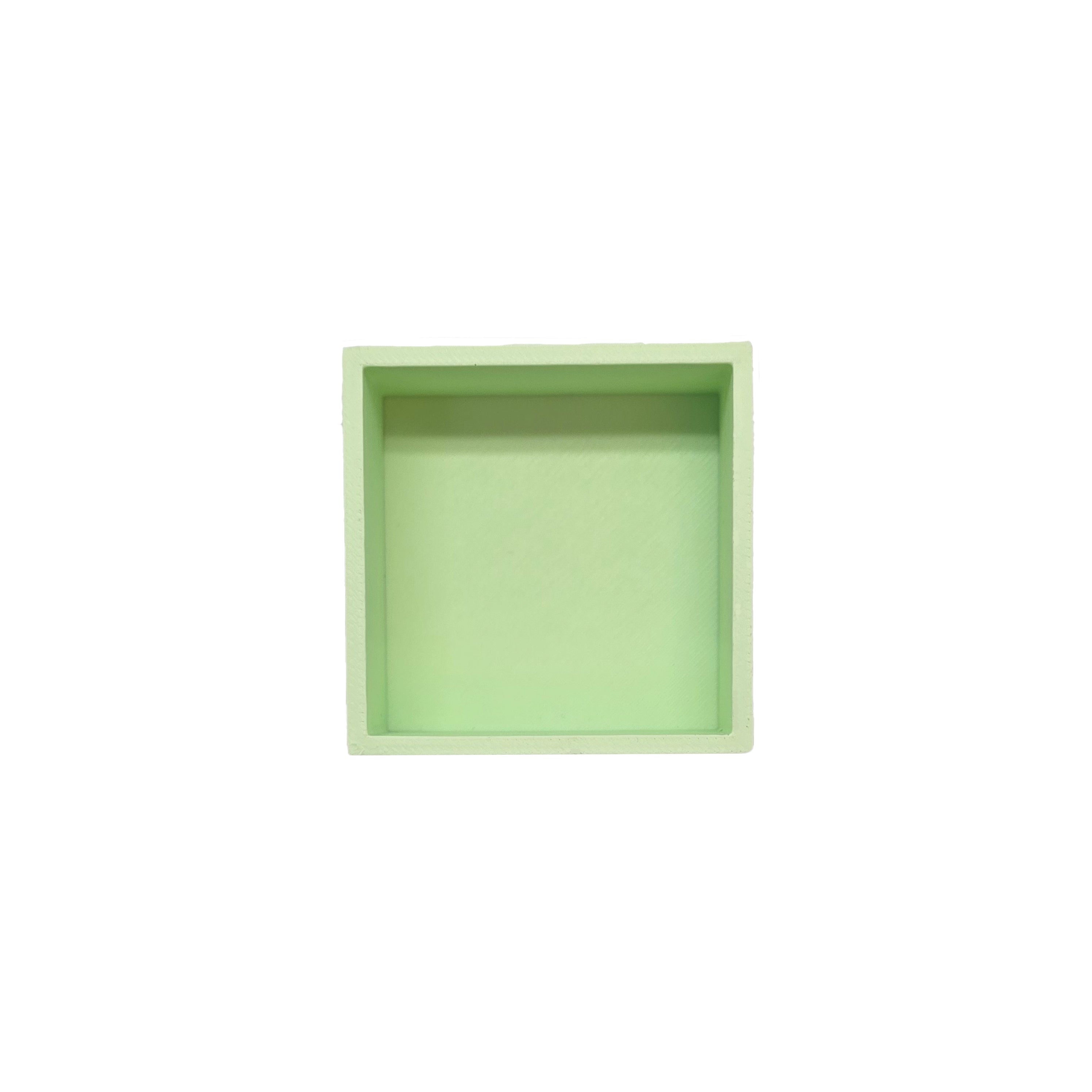 Grennn speelbakje 'mandigo' pastel groen vierkant (J1)