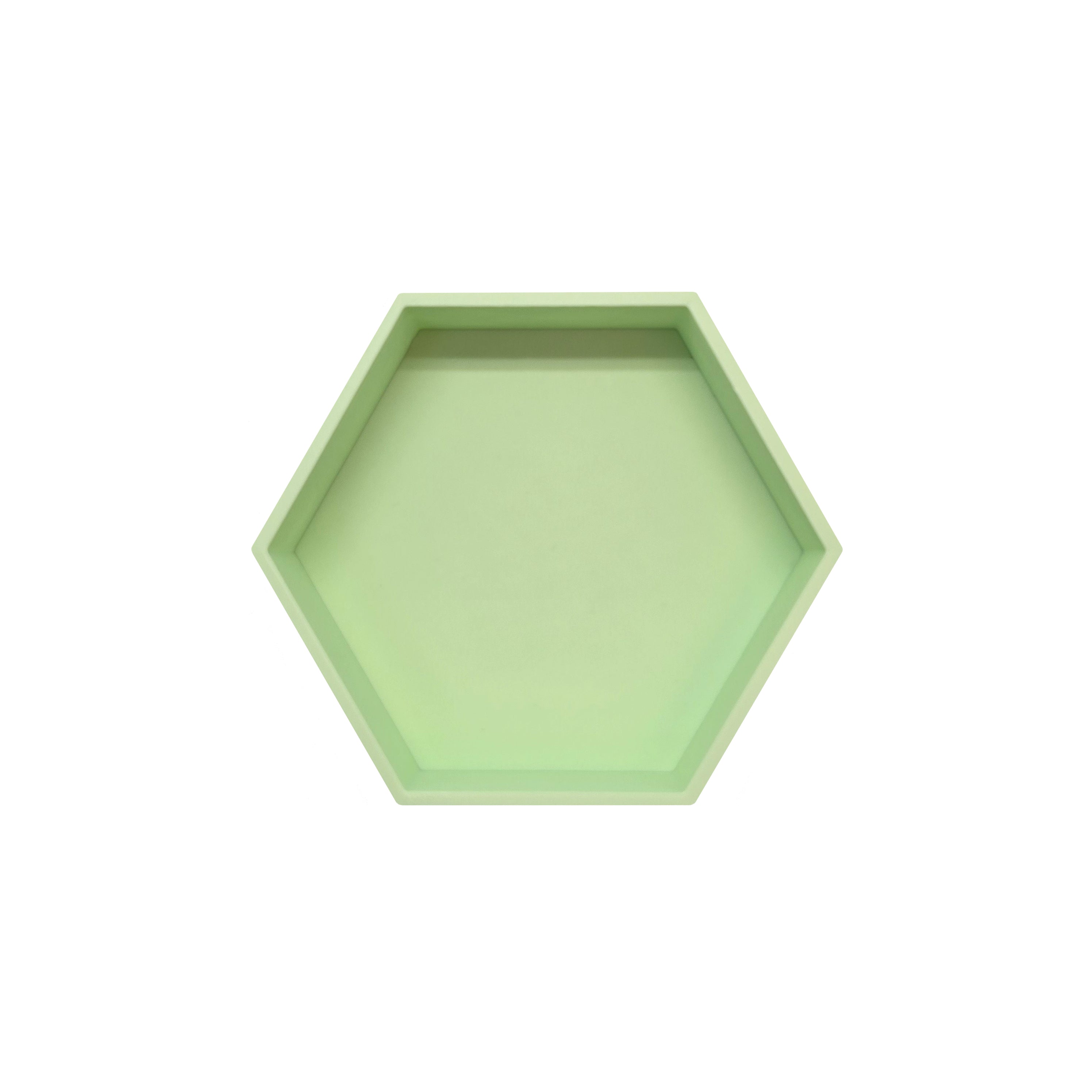 Grennn speelbakje 'mandigo' pastel groen zeshoekig (J7)