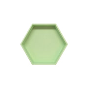 Grennn - speelbakje 'mandigo' pastel groen zeshoekig (J7)