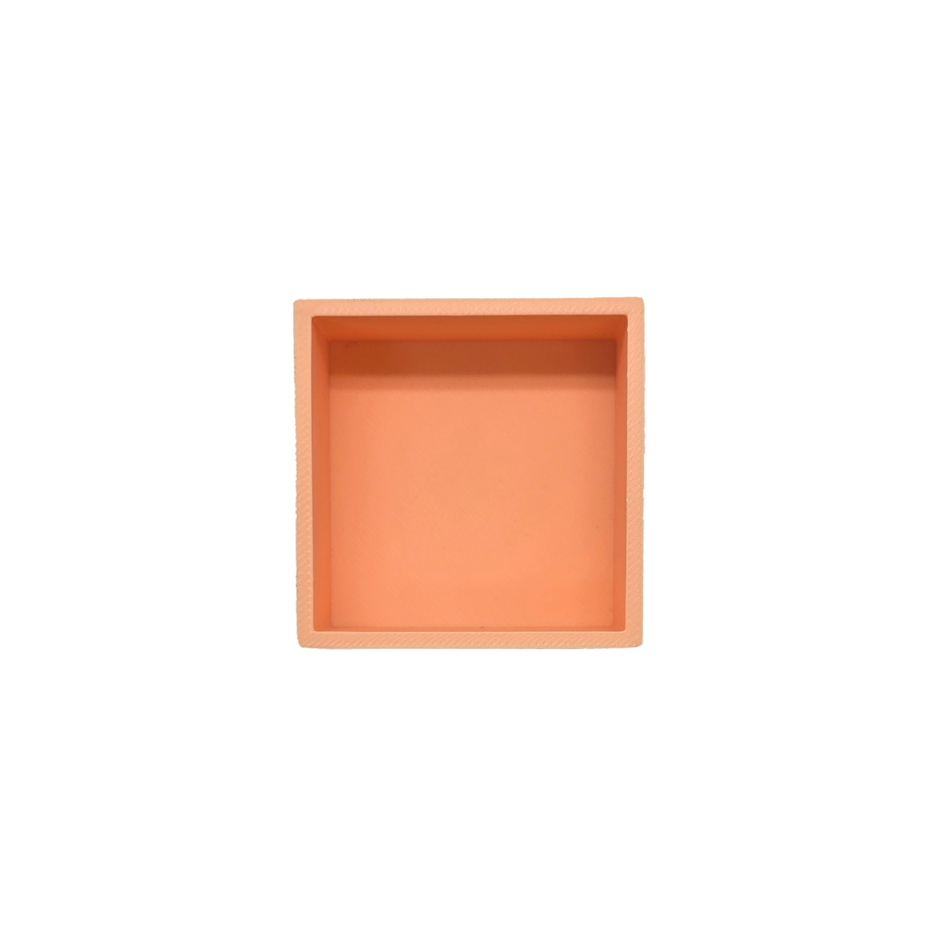 Grennn speelbakje 'mandigo' pastel oranje vierkant (H1)