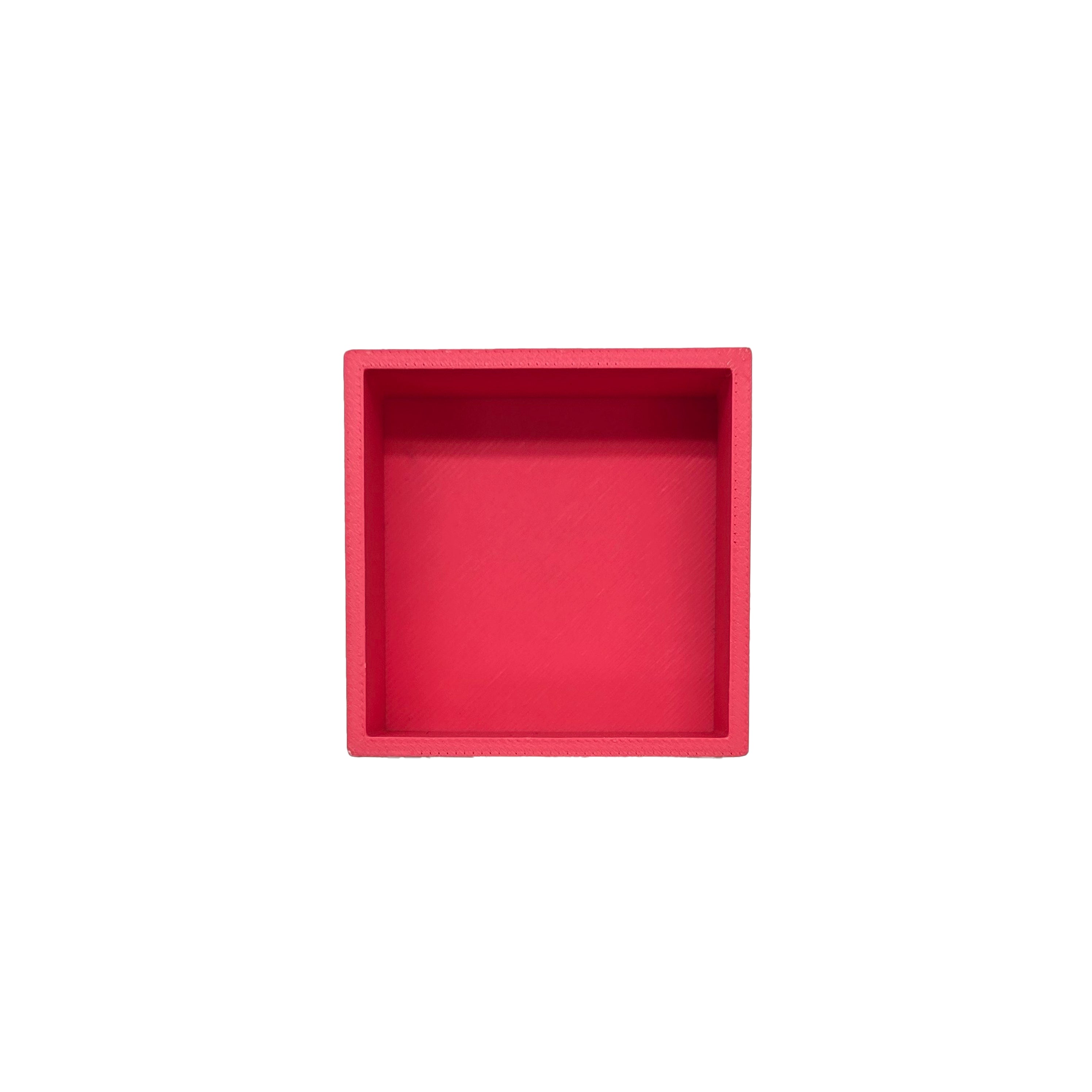 Grennn speelbakje 'mandigo' pastel rood vierkant (I1)