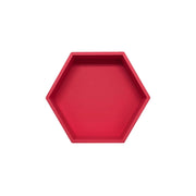 Grennn - speelbakje 'mandigo' pastel rood zeshoekig (I7)