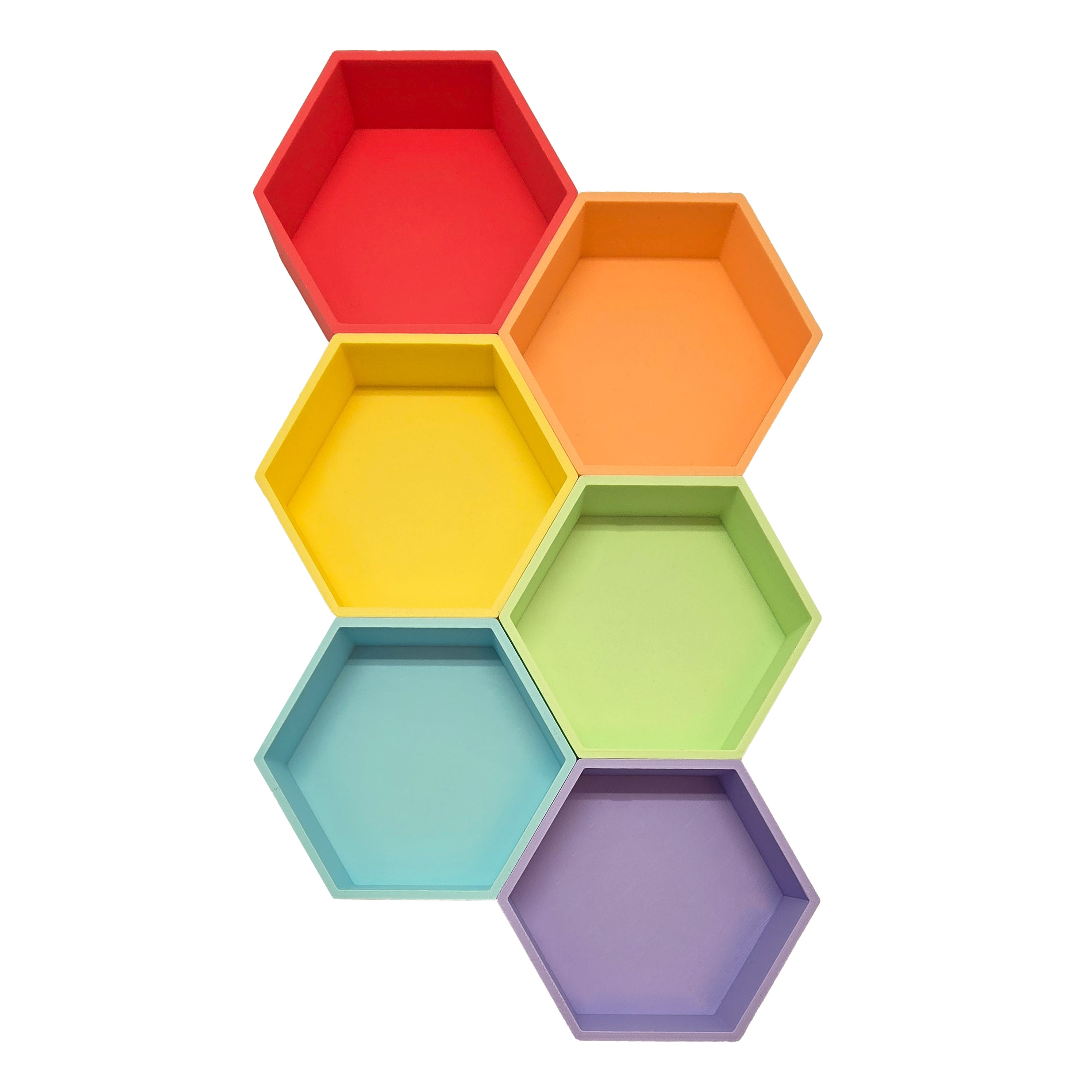 Grennn - 'mandigo' pastel zeshoekig