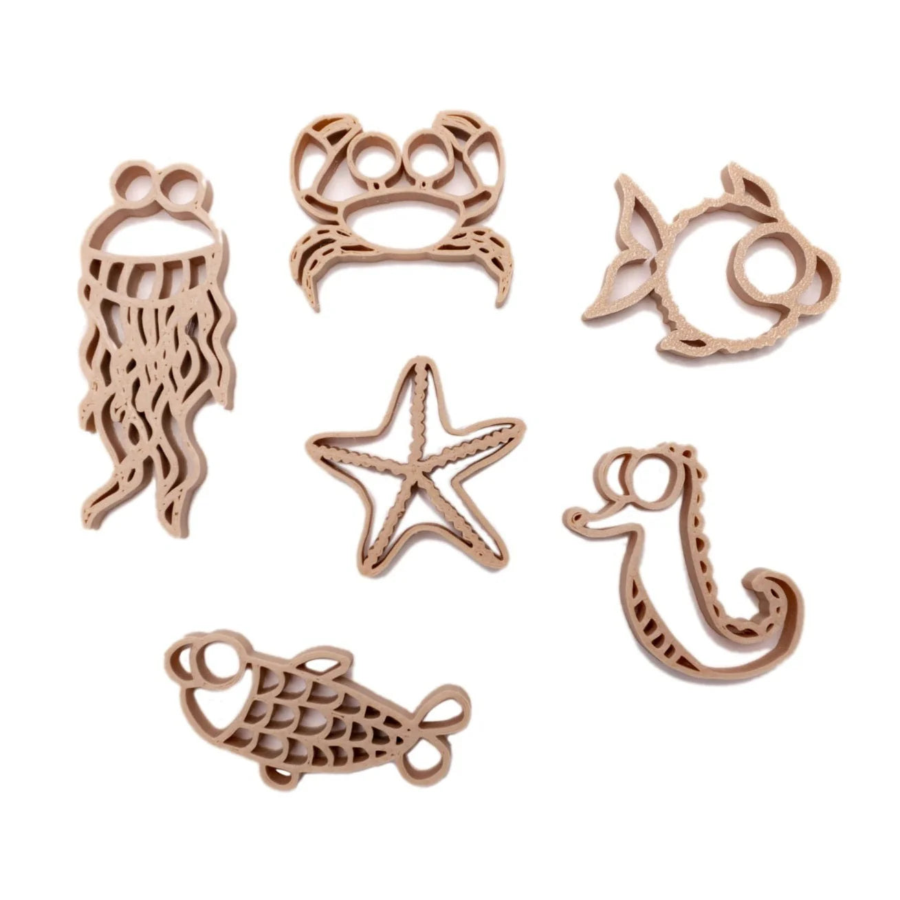 Grennn - Zeedieren uitstekers - 6 stuks