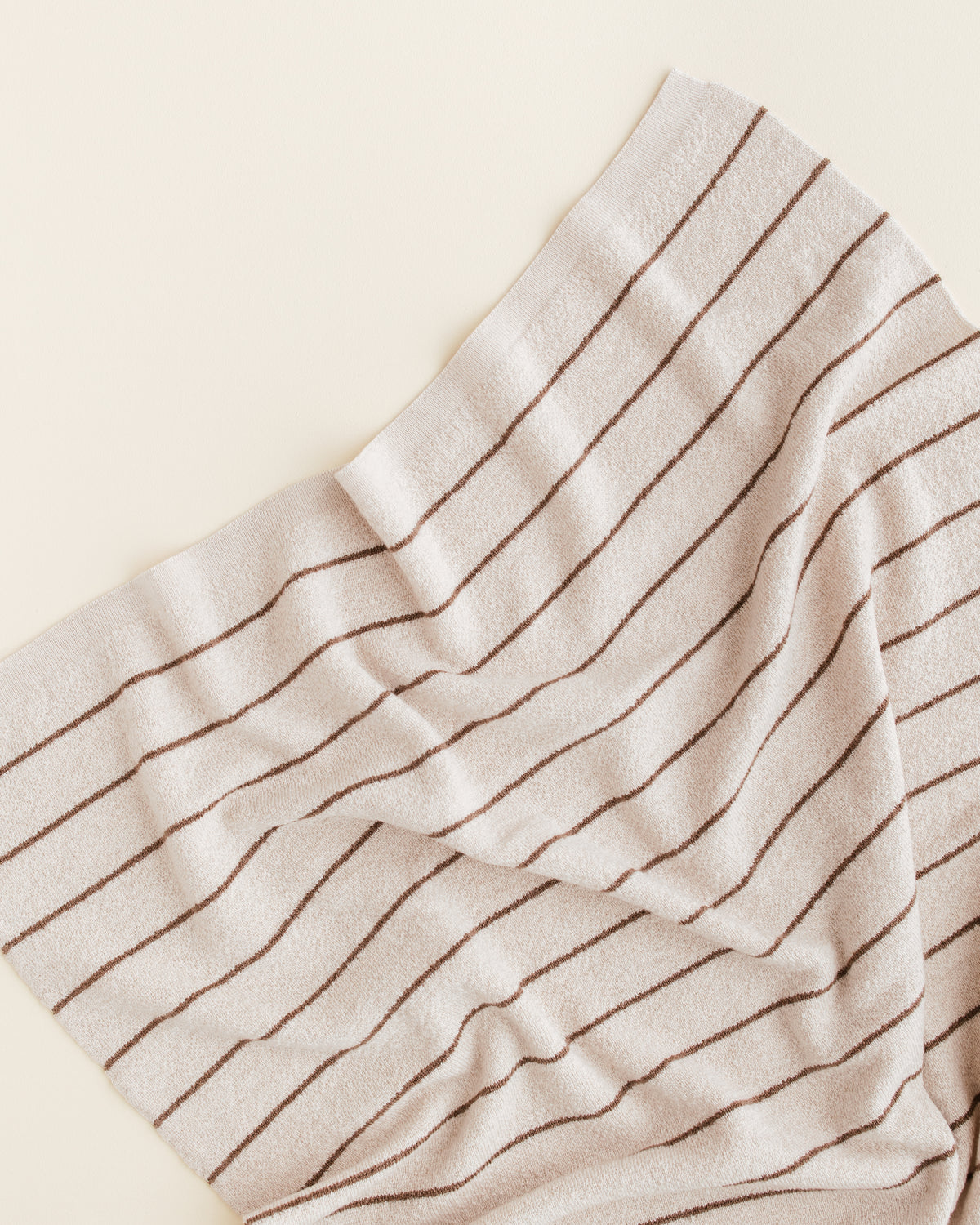 Hvid Wollen babydeken Harry Cream/Mocha