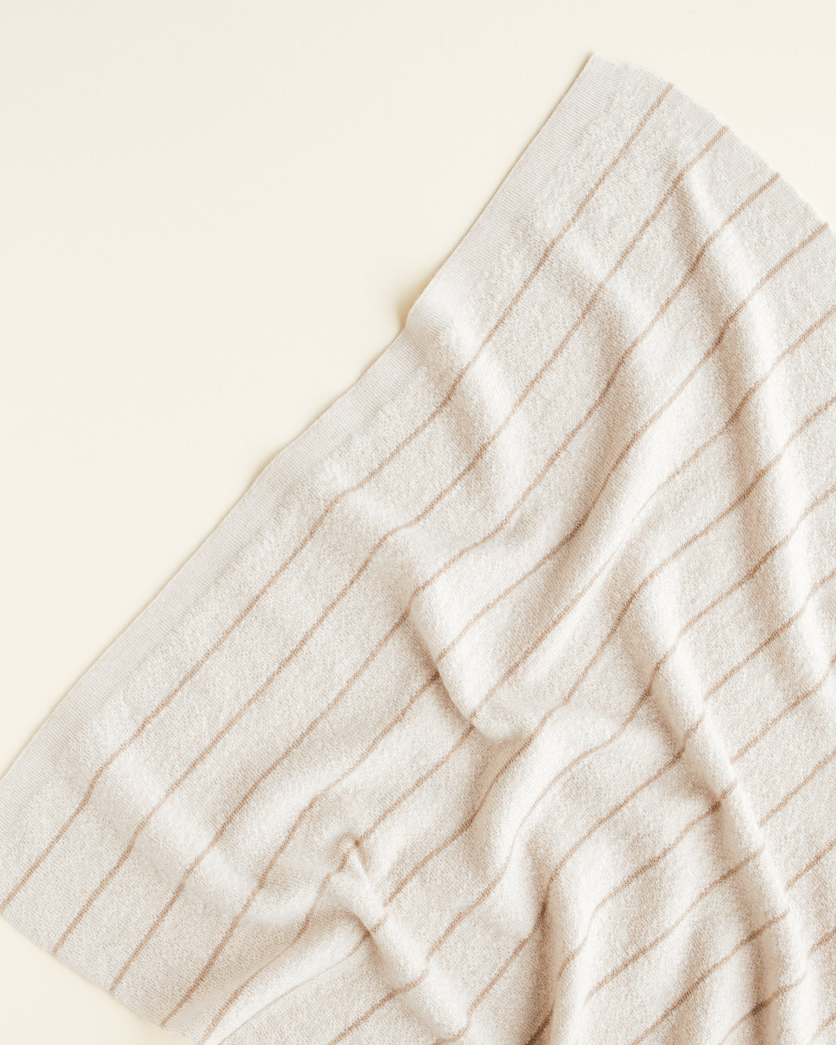 Hvid Wollen babydeken Harry Cream/Sand