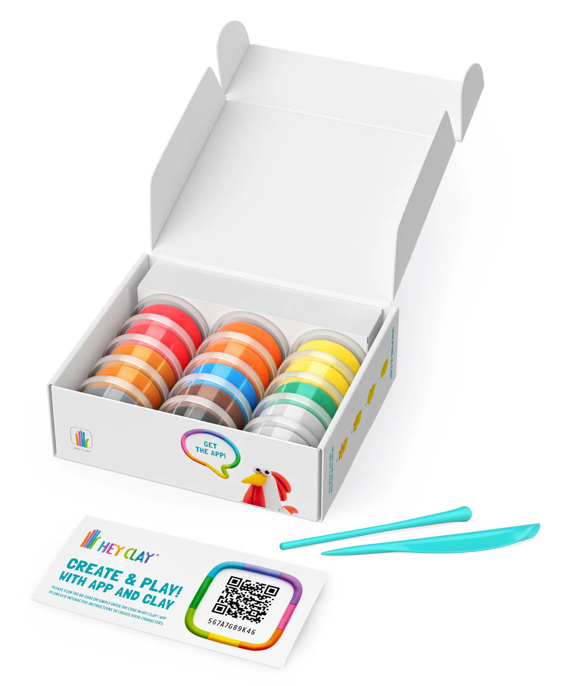 Hey Clay - Boerderijvogels (15 potjes)