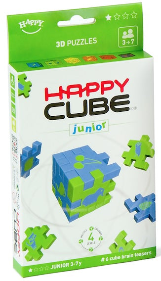 Happy Cube - Junior 6 Pack - 6 schuimpuzzel kubus