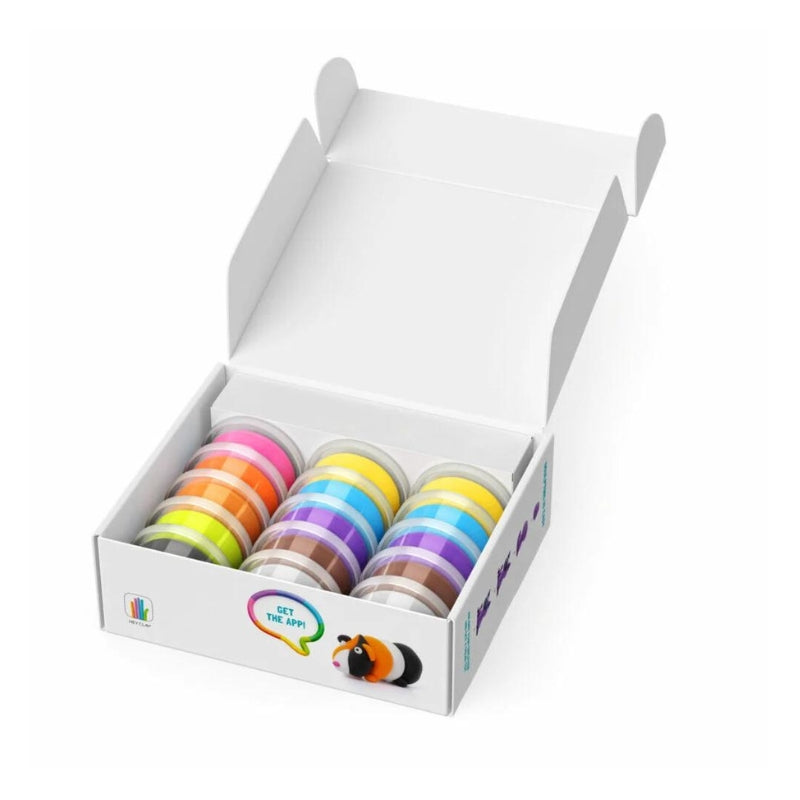 Hey Clay interactieve boetseerkleiset - 6 Huisdieren (15 potjes)