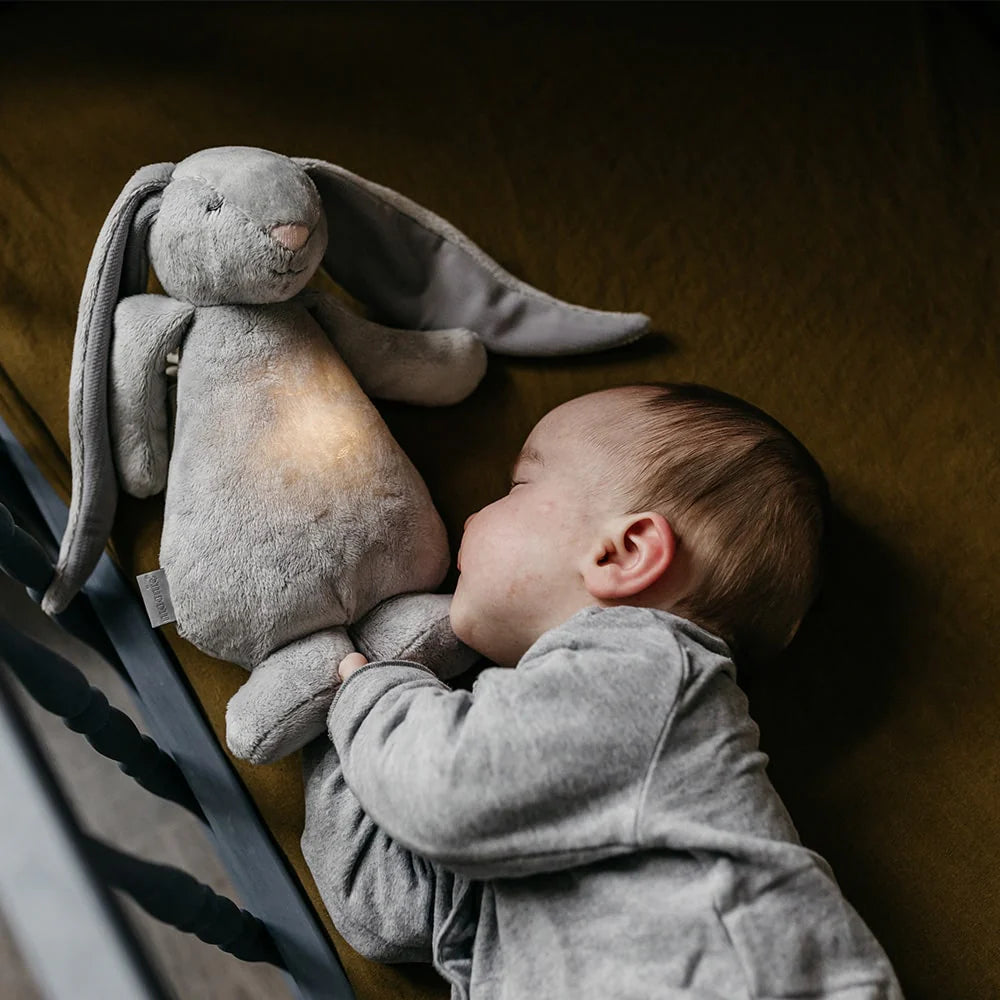 Moonie - Slaapknuffel The Humming Friend 2.0 - Silver White Noise