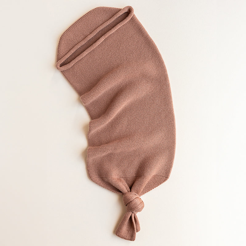 Hvid - cocoon - 100% merinowol - Terracotta