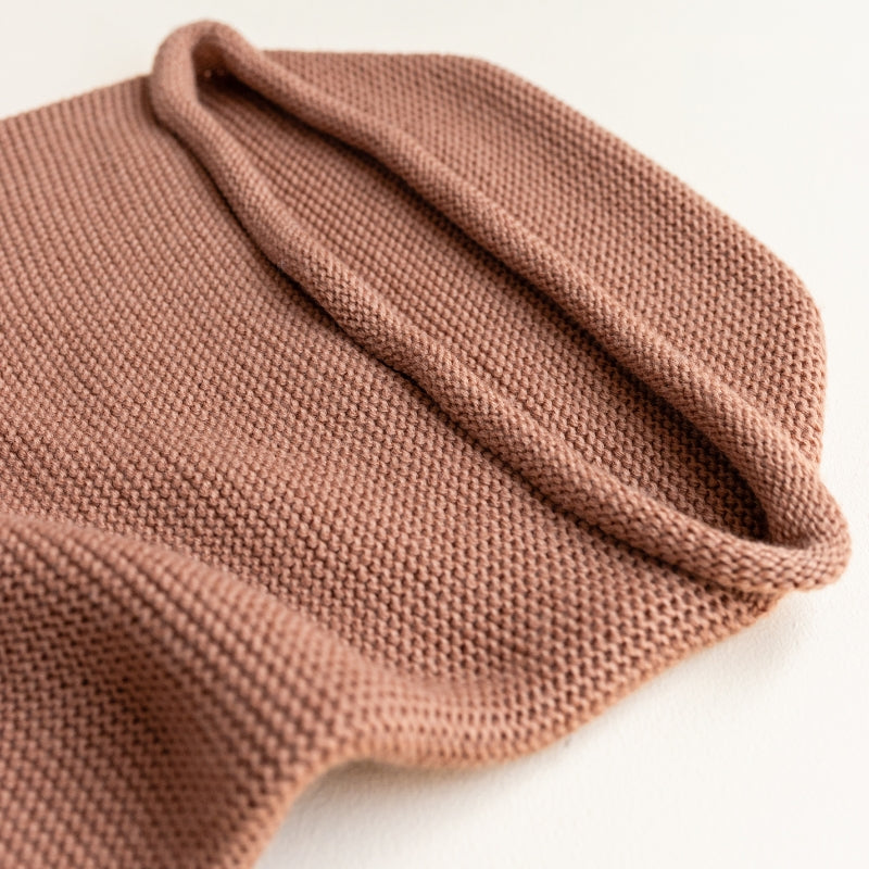 Hvid - cocoon - 100% merinowol - Terracotta