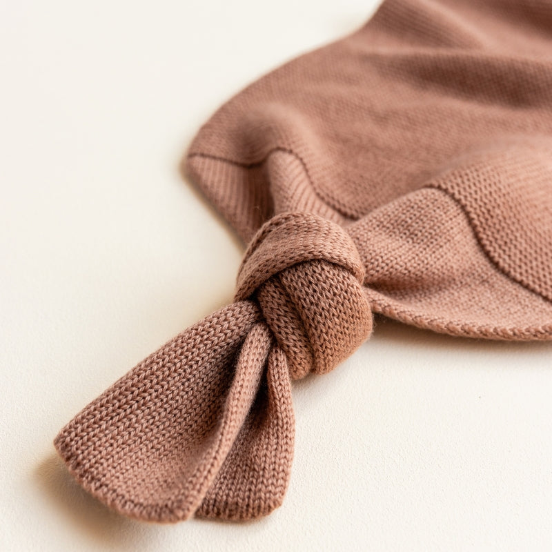 Hvid - cocoon - 100% merinowol - Terracotta