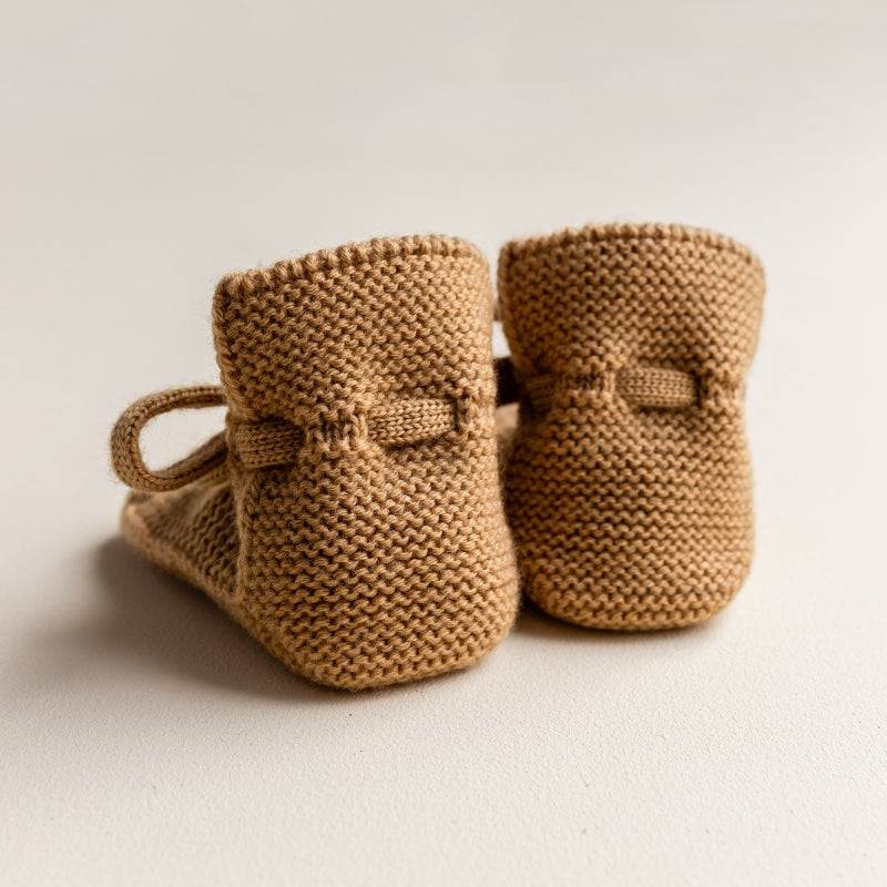 Hvid - Slofjes - 100% merinowol - Ochre