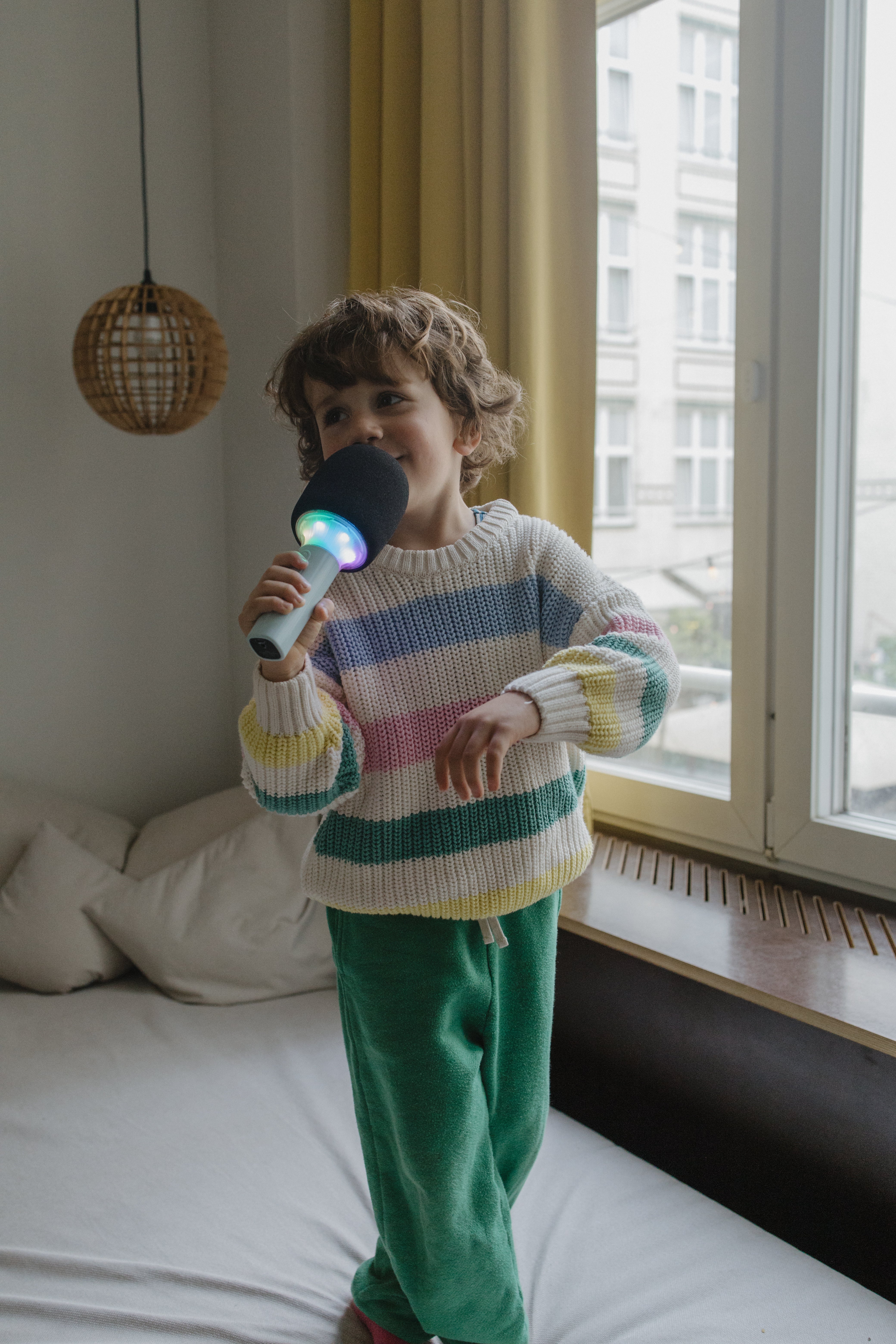 Kidywolf - Microfoon met karaoke groen