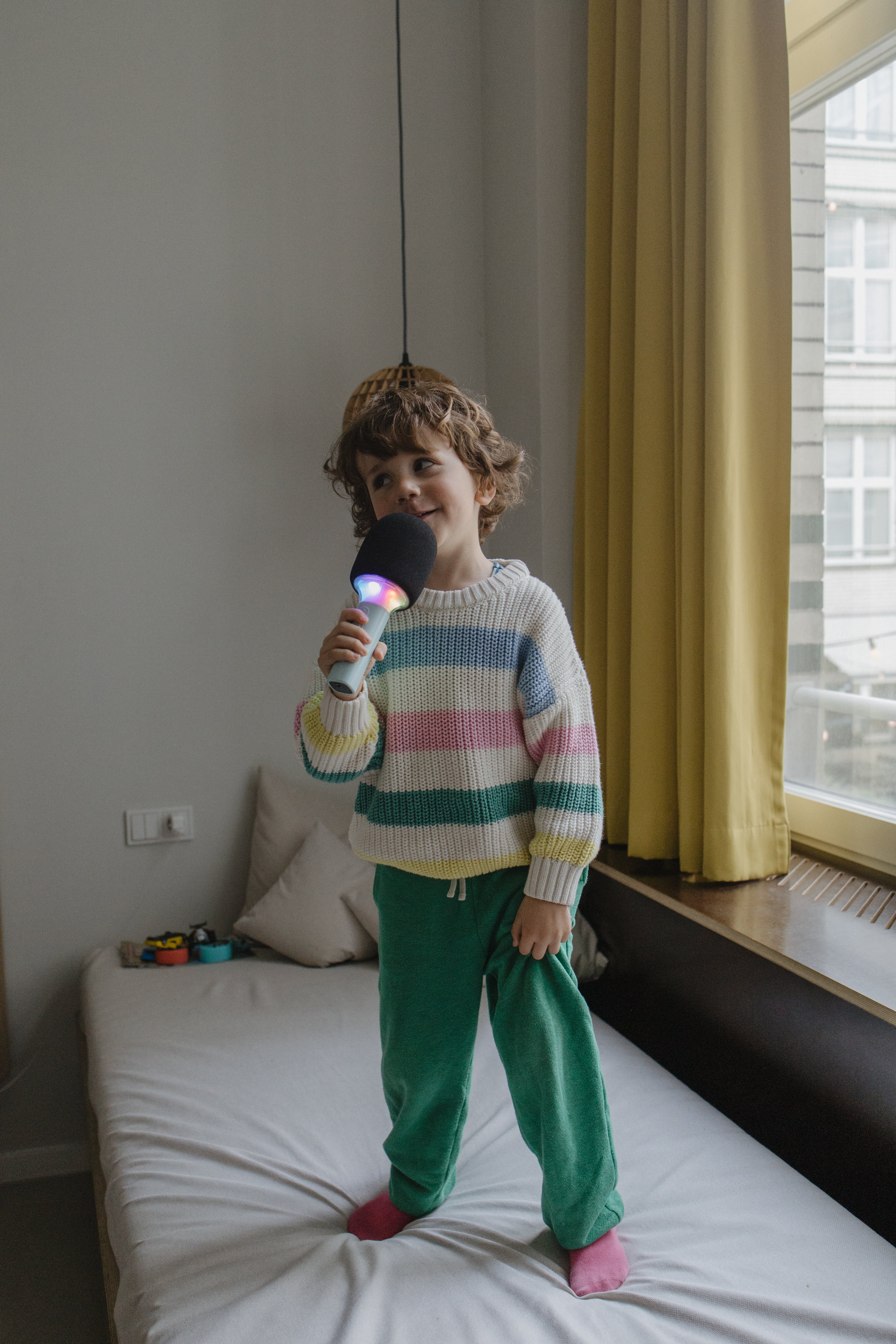 Kidywolf - Microfoon met karaoke groen