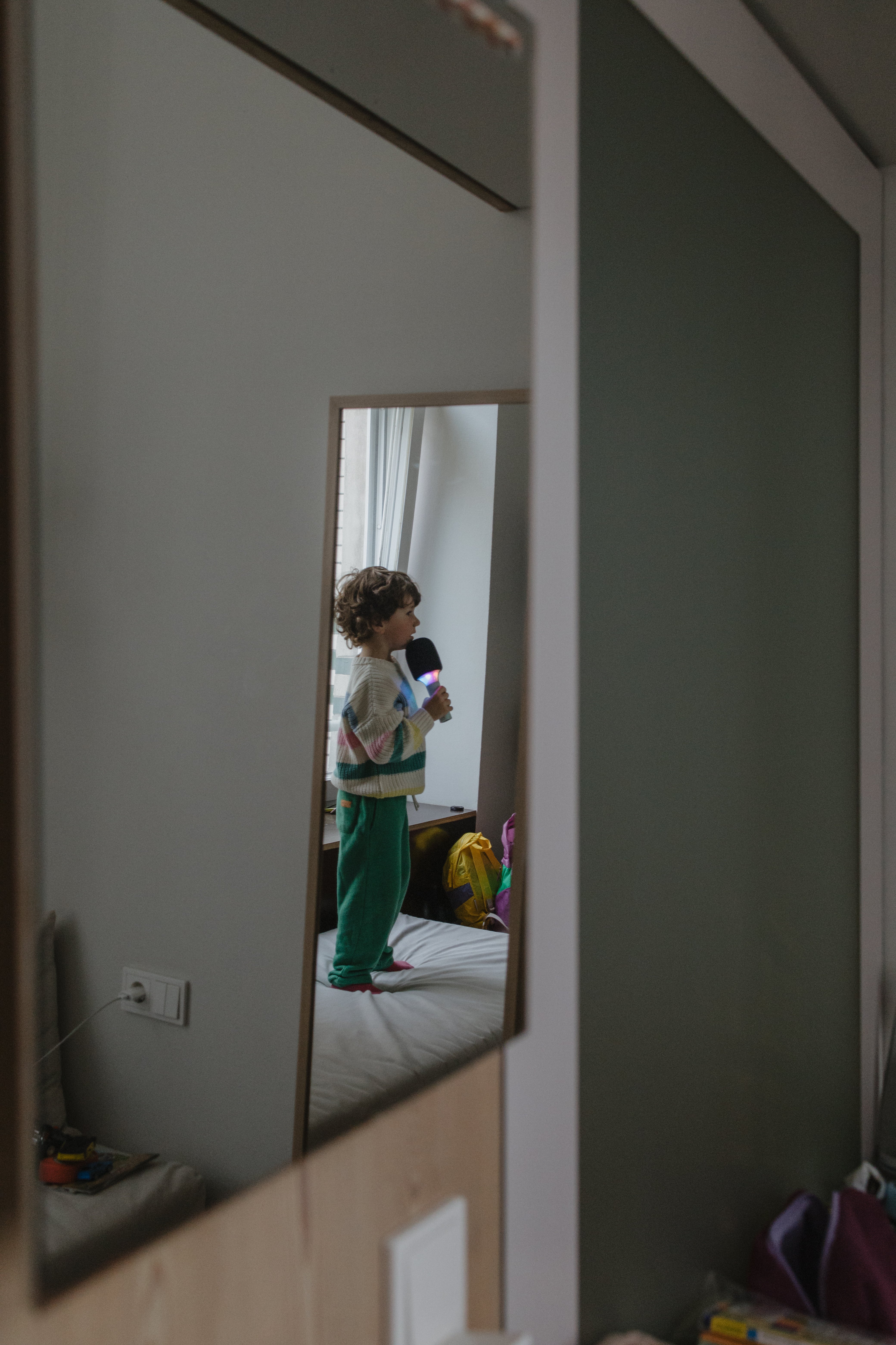 Kidywolf - Microfoon met karaoke groen