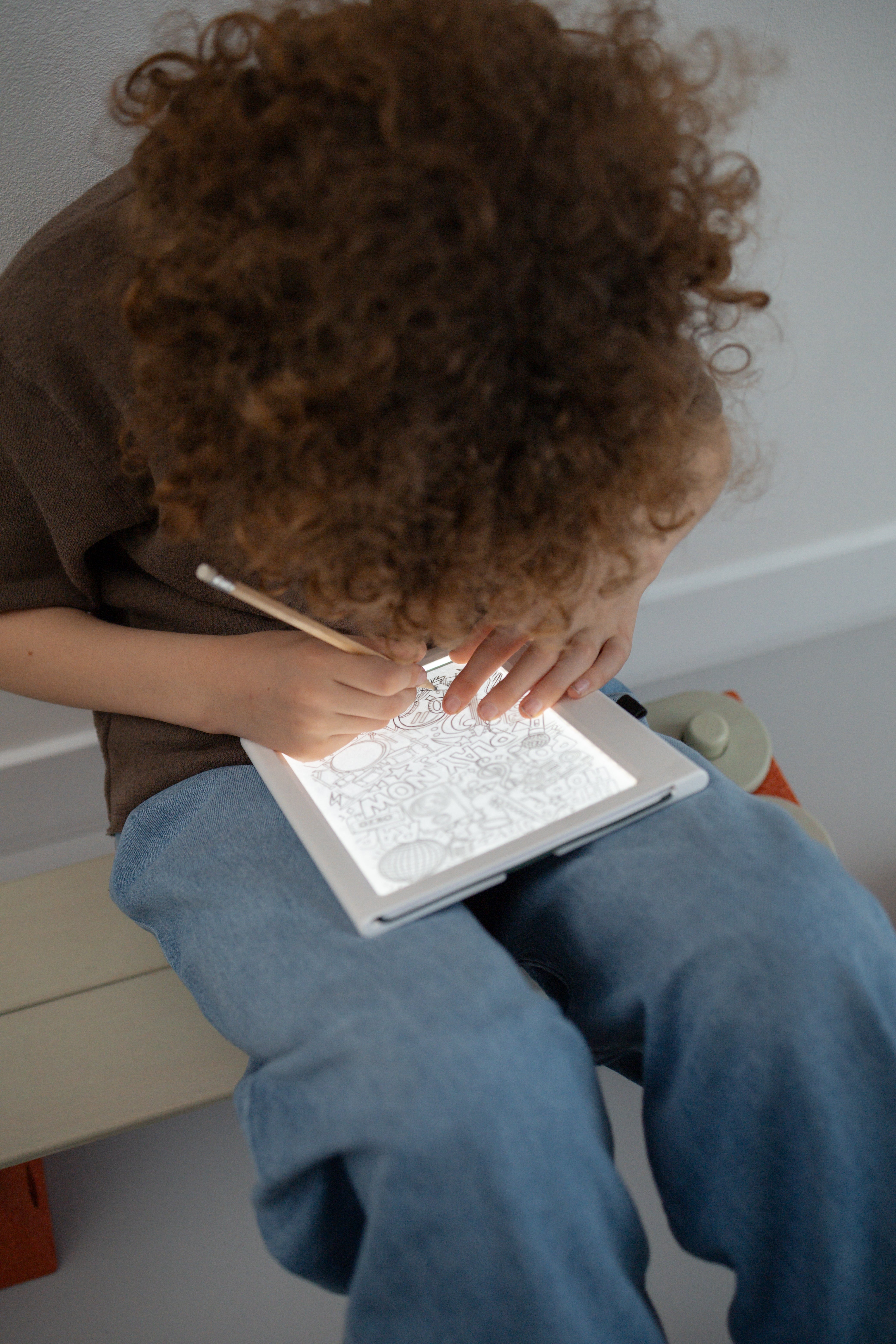 Kidywolf K-DRAW PAD 10+ Lichtgevende Tekentablet met 30 Tekensjablonen