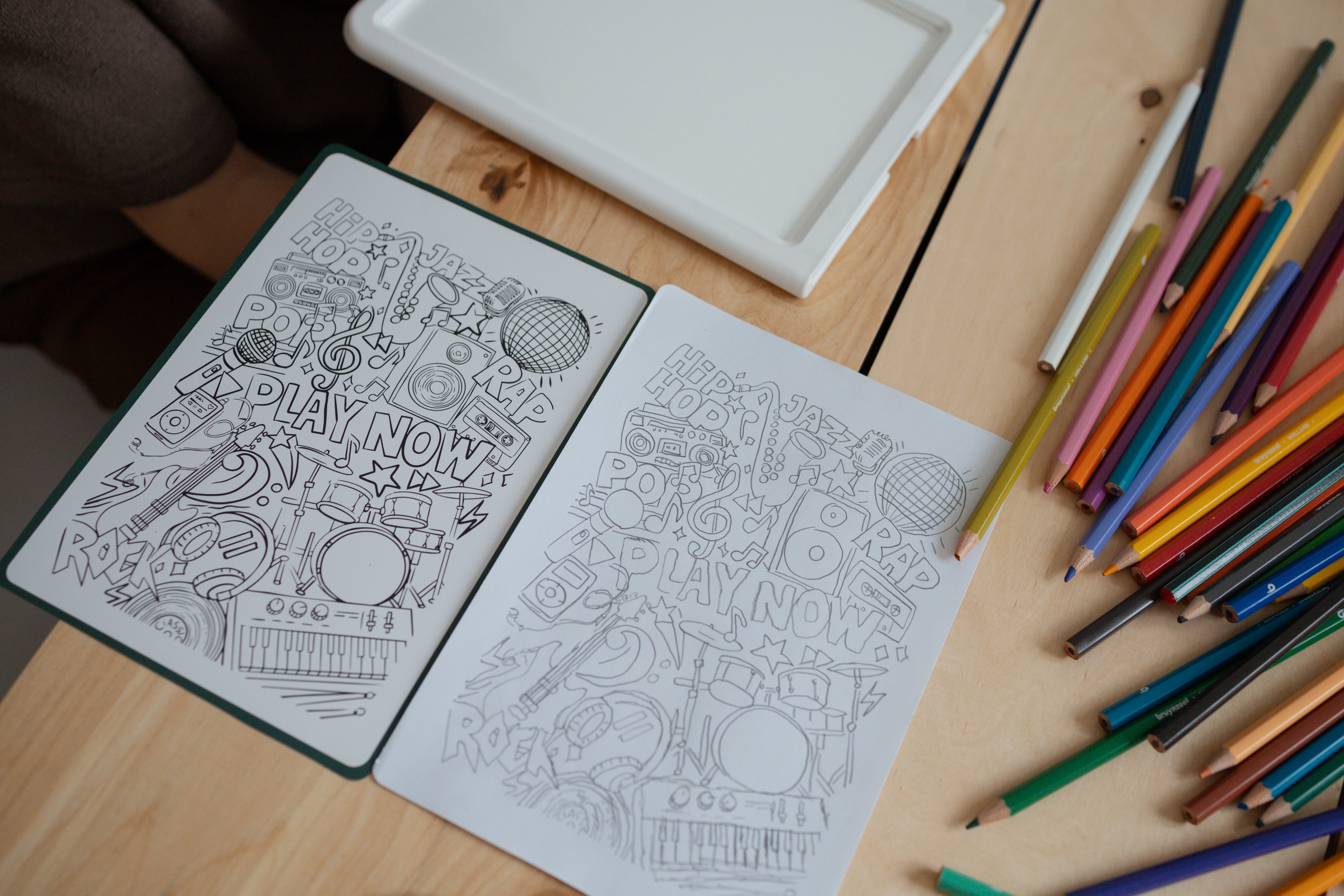 Kidywolf K-DRAW PAD 10+ Lichtgevende Tekentablet met 30 Tekensjablonen