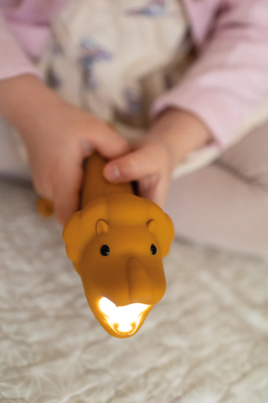 Rabbit & Friends - Lion Silicone Zaklamp
