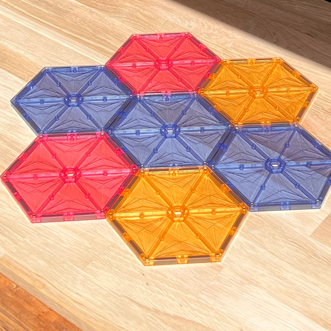 Coblo Hexagon Pastel 6 stuks