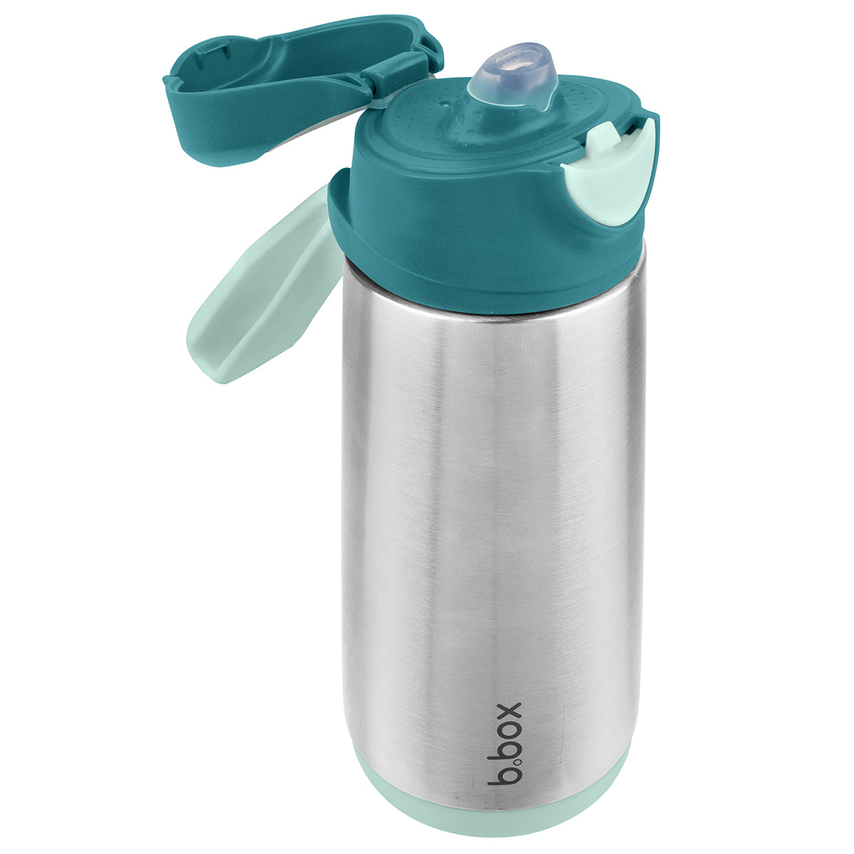 b.box - 500 ml geïsoleerde sporttuitfles - emerald forest