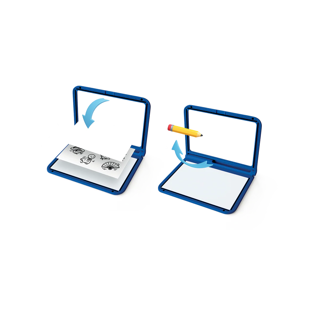 Kidywolf - Kidydraw-pro BLUE manga lichtgevende tekentablet + 4 stiften