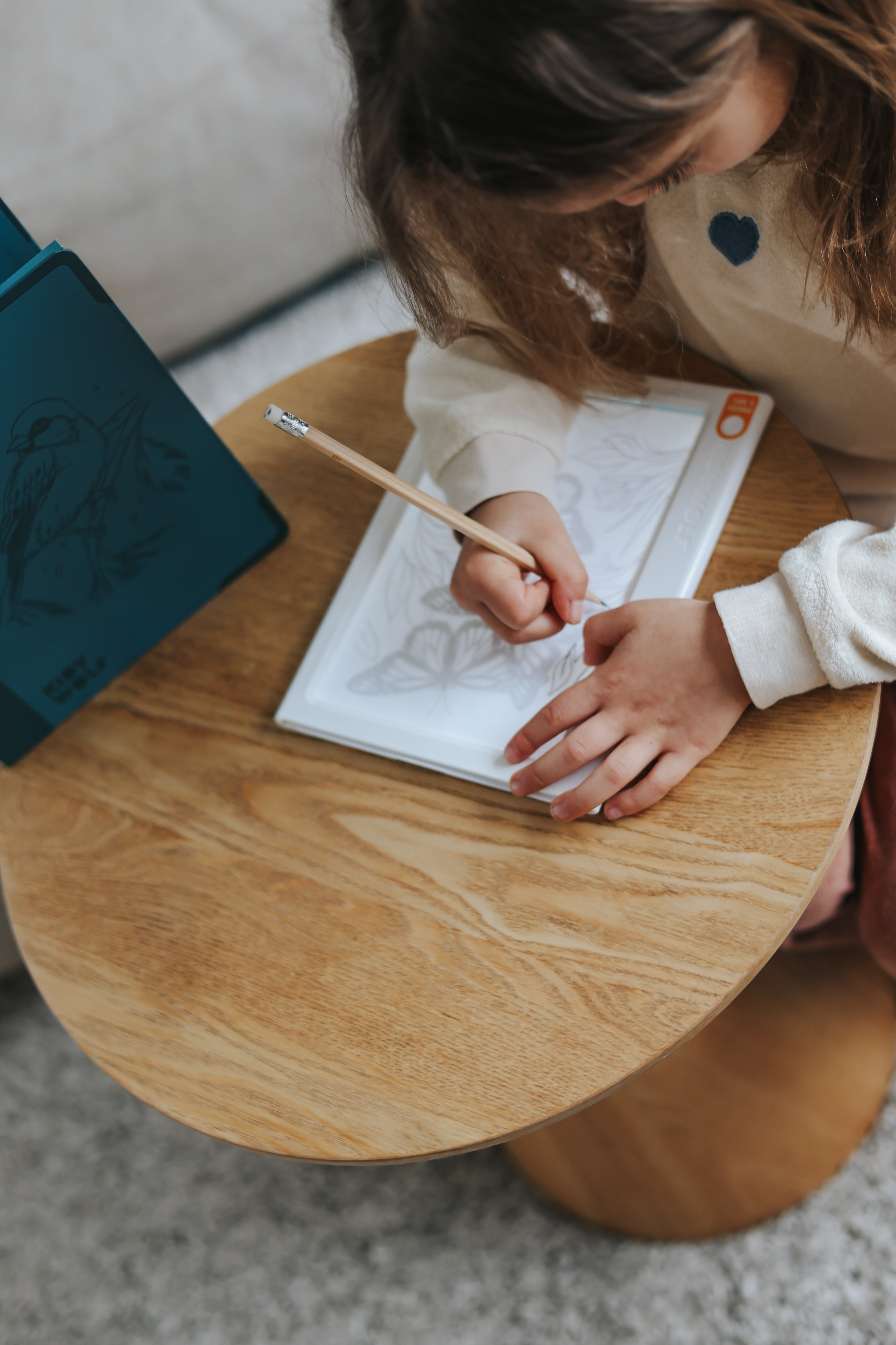 KIDYDRAW PAD 8+ Lichtgevende Tekentablet met 30 Tekensjablonen Dieren