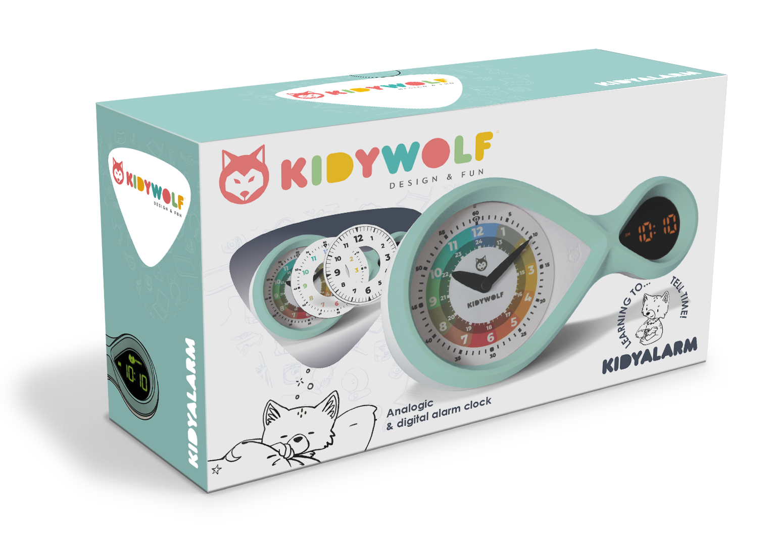 Kidywolf Kidyalarm Wekker Groen