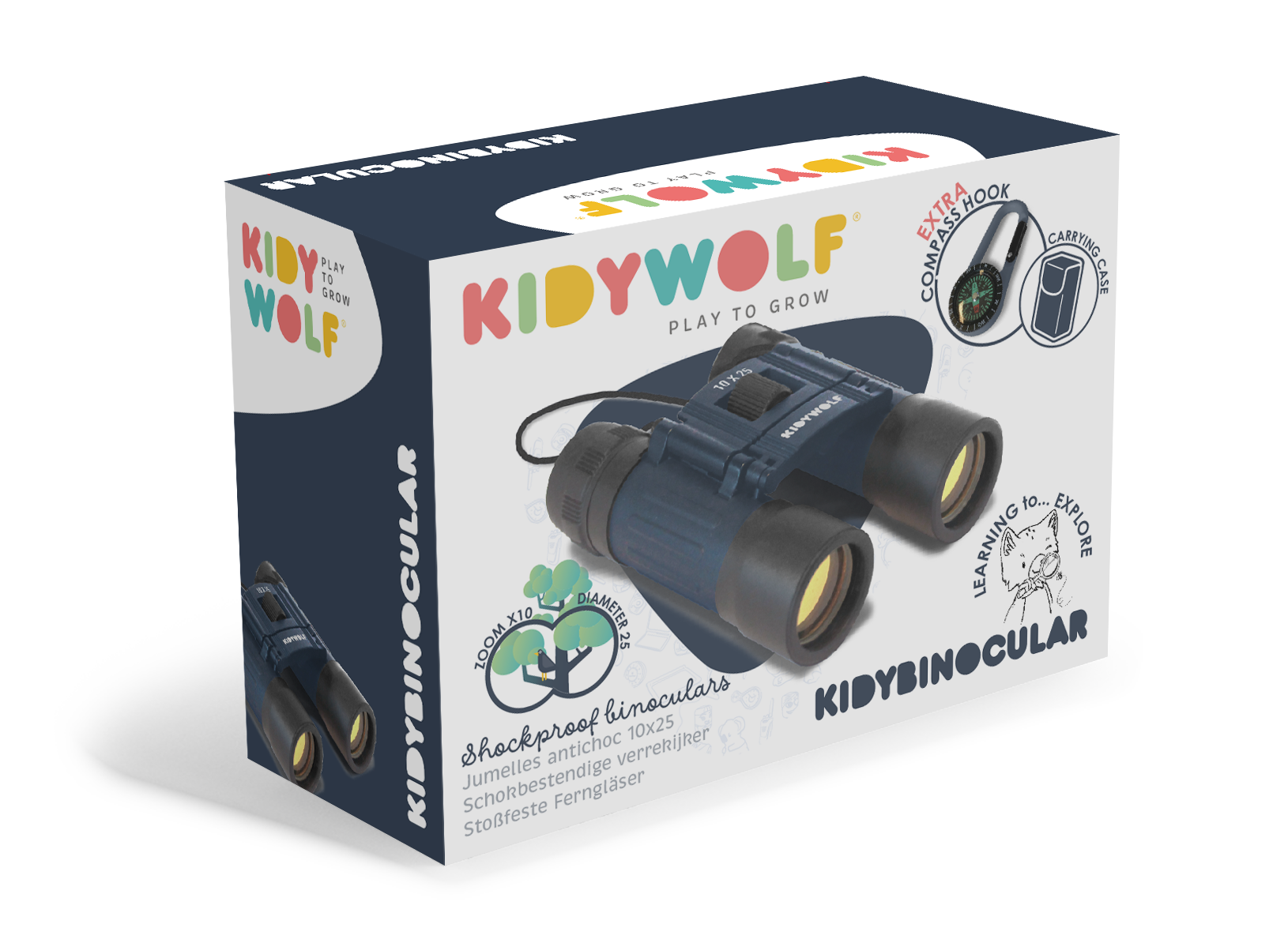 Kidywolf KidyBinocular - Verrekijker voor Kinderen