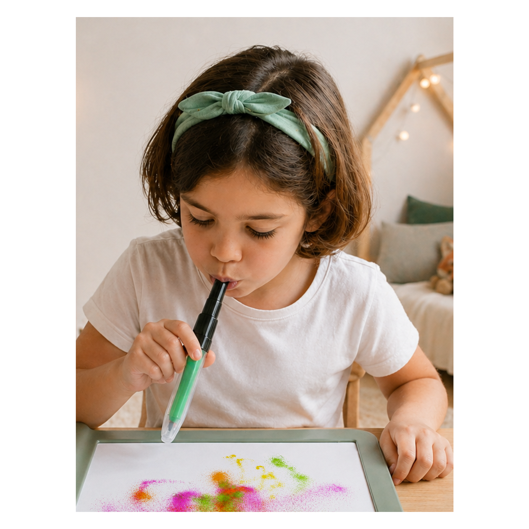 Kidywolf - Kidydraw creatieve set met blaaspennen