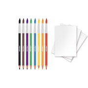 Kidywolf - Kidydraw creatieve set met aquarelpotloden