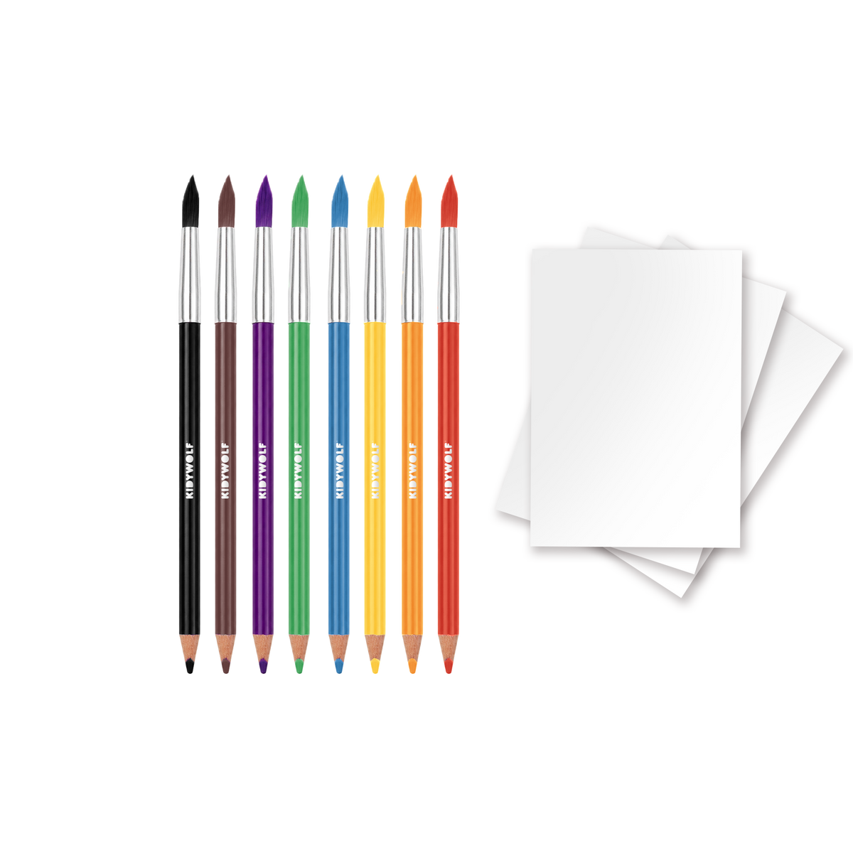 Kidywolf - Kidydraw creatieve set met aquarelpotloden