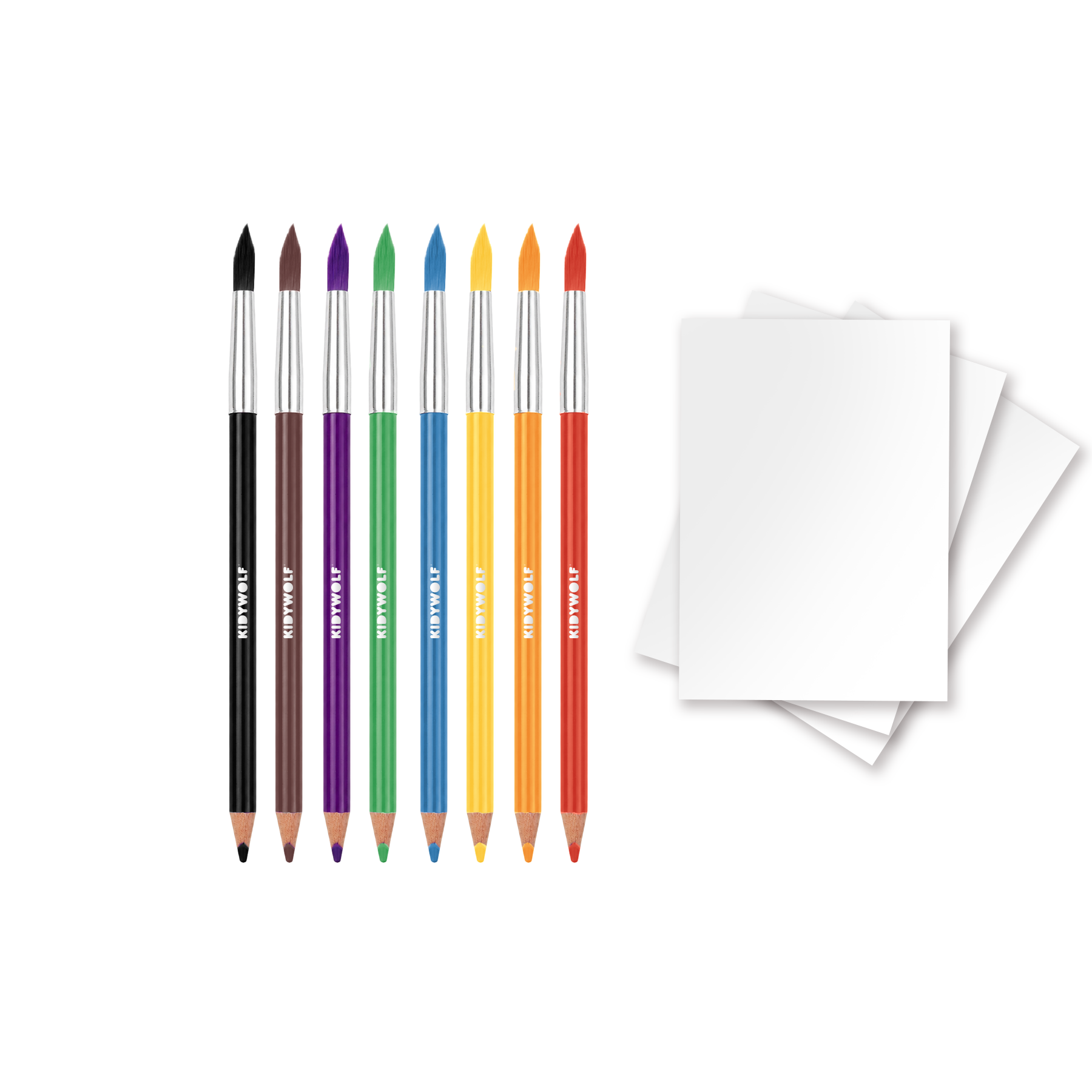 Kidywolf - Kidydraw creatieve set met aquarelpotloden