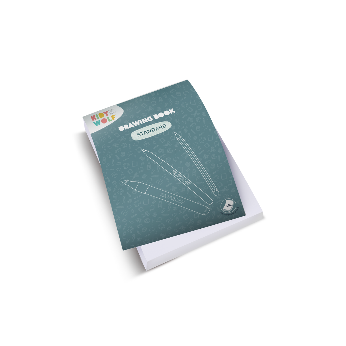 Kidywolf - Kidydraw Paper standaard papier - 50 vellen