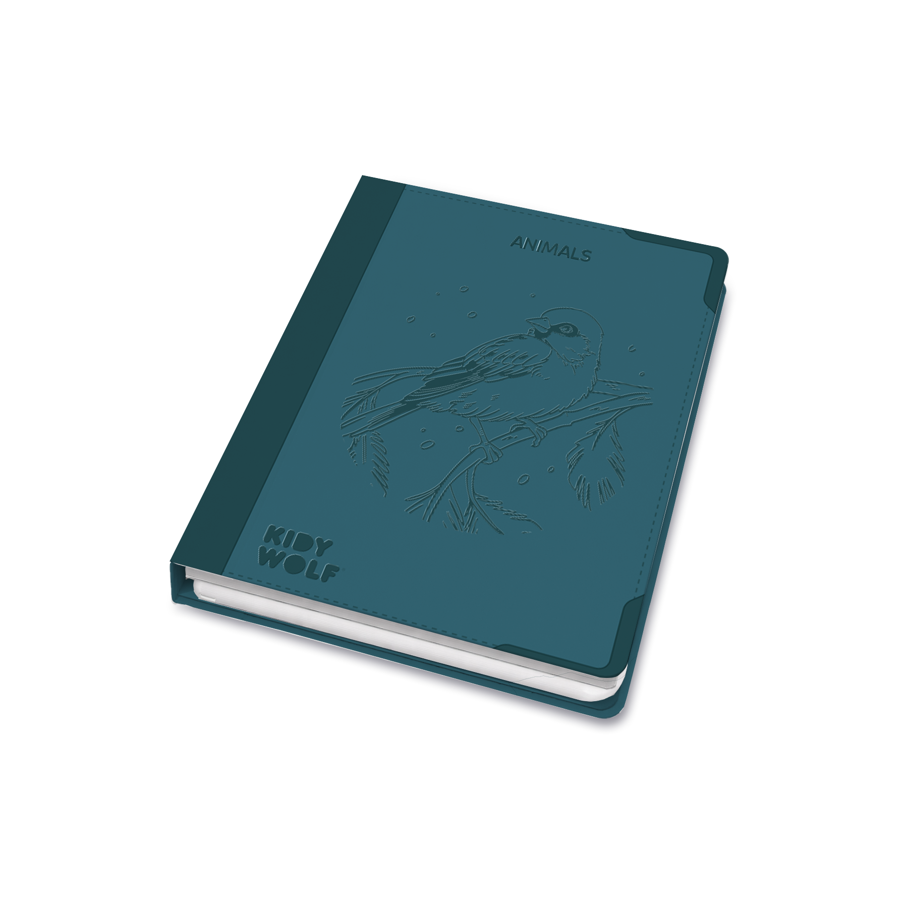 KIDYDRAW PAD 8+ Lichtgevende Tekentablet met 30 Tekensjablonen Dieren