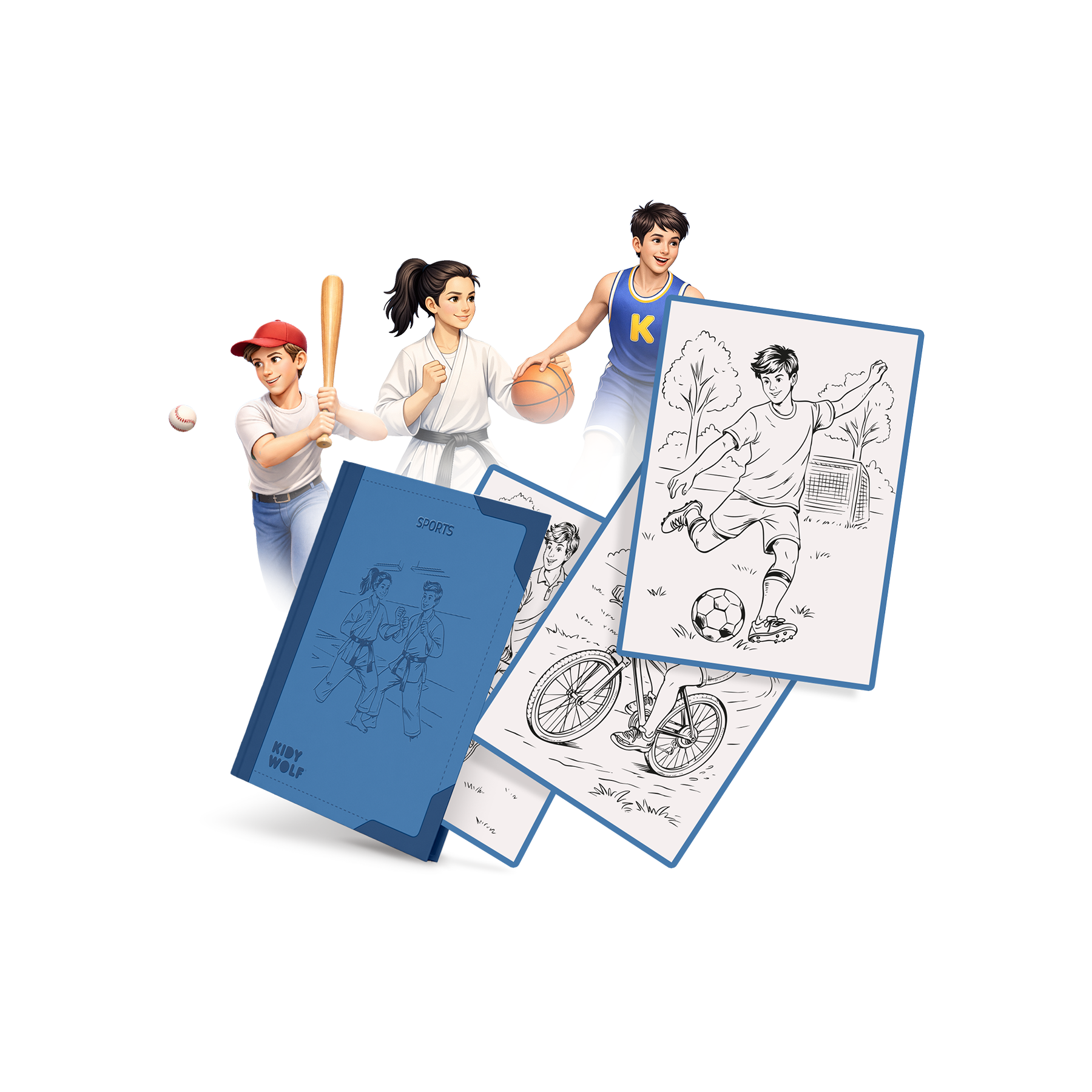 Kidywolf - Kidydraw Pad Navulling Sport