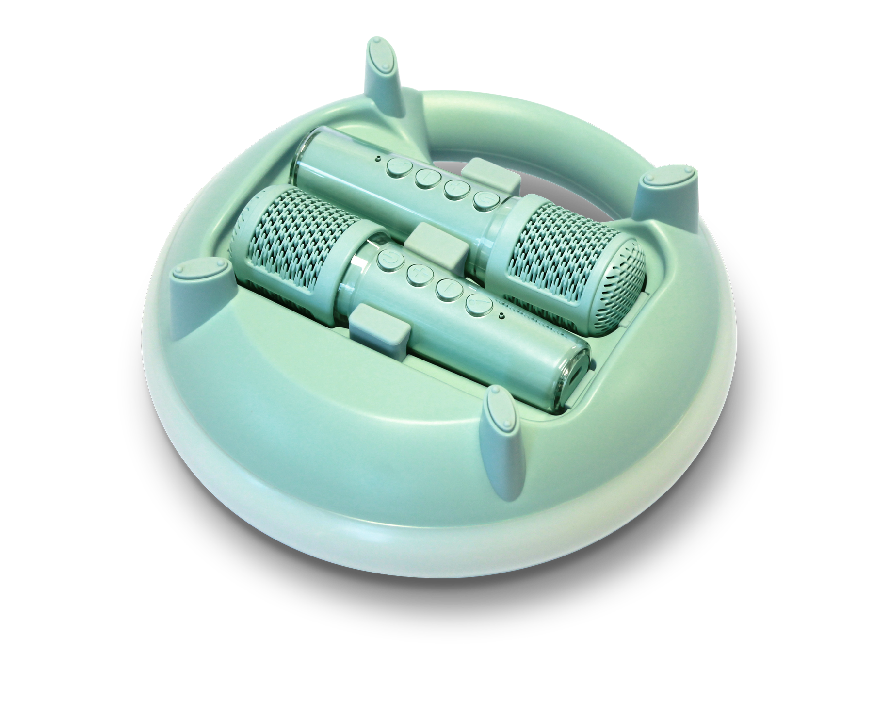 Kidywolf KIDYKARAOKE Draagbare Luidspreker met 2 microfoons