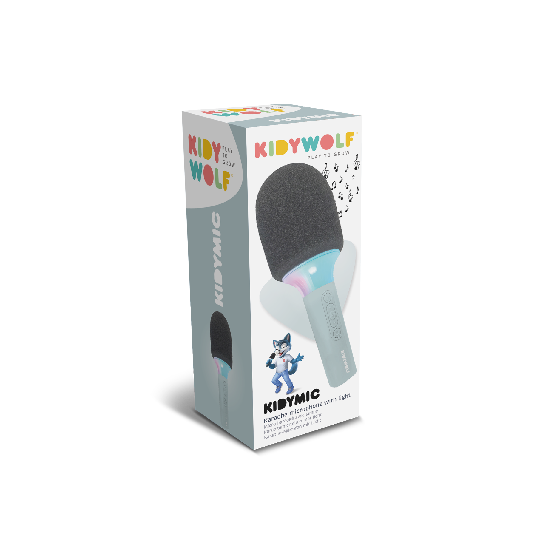 Kidywolf - Microfoon met karaoke groen