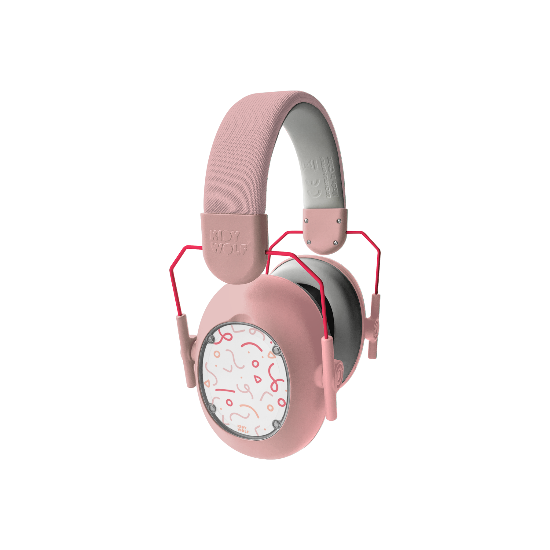 Kidywolf Kidynoise - Gehoorbescherming roze