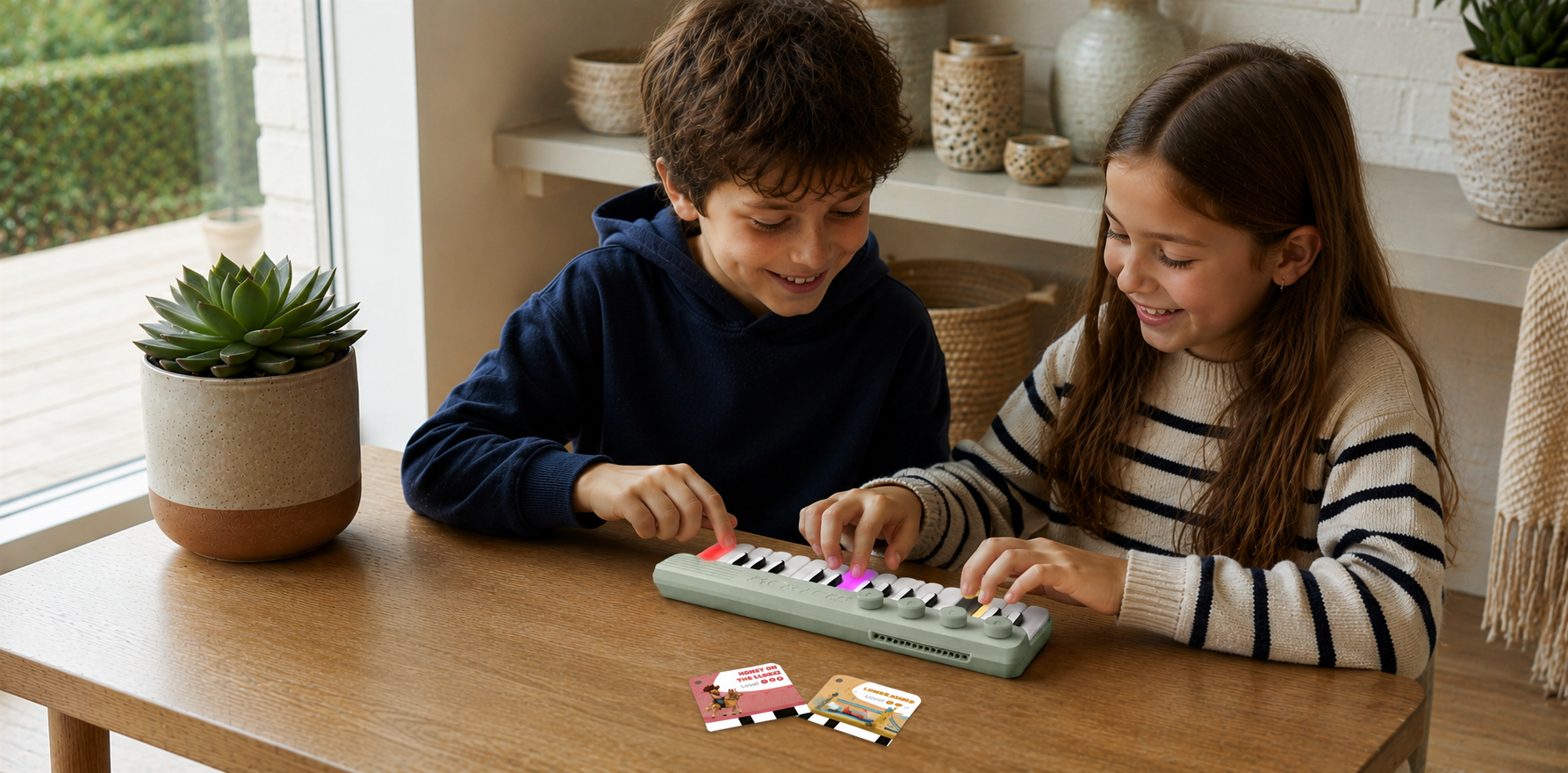 Kidywolf - Kidypiano mini piano met verlichte toetsen groen