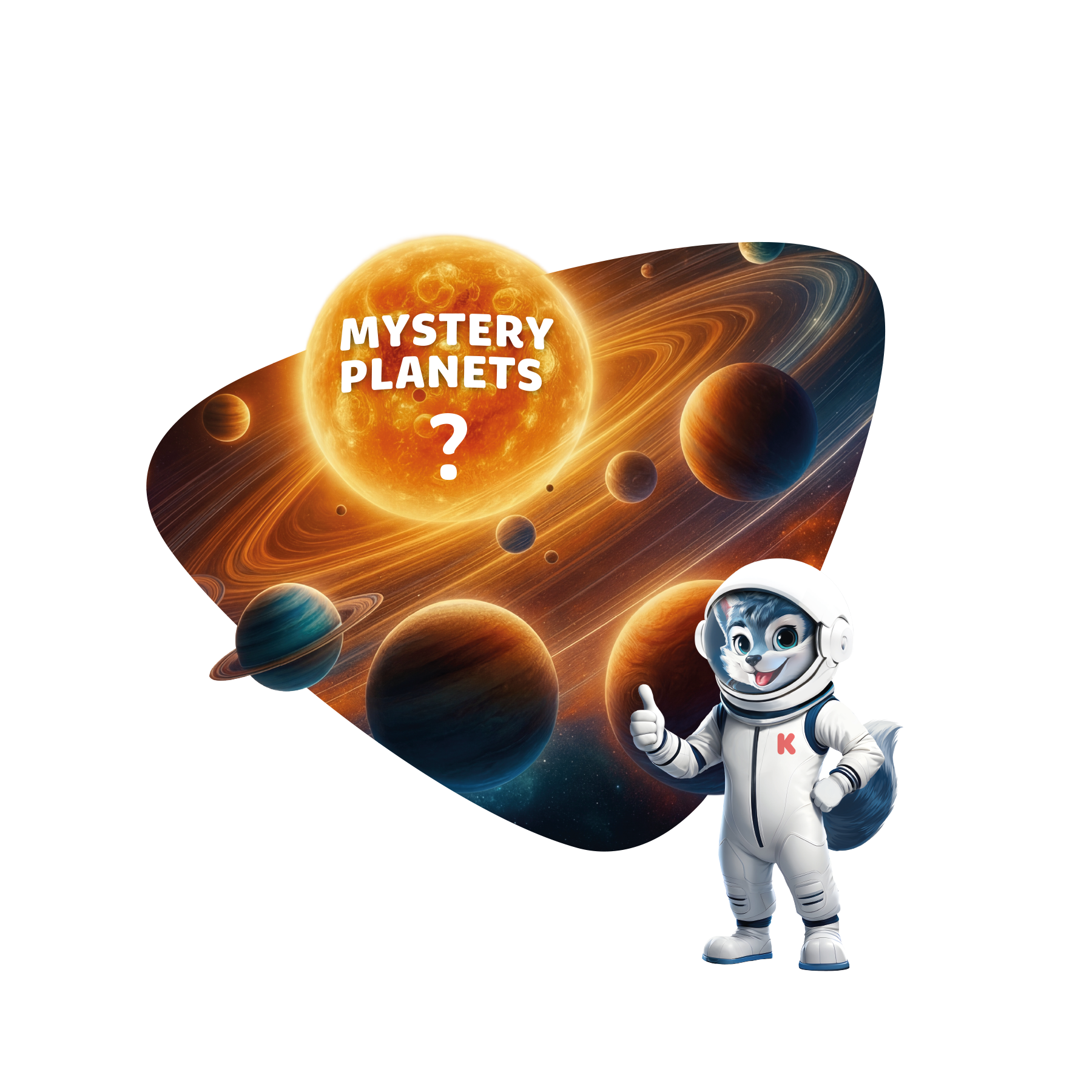 Kidywolf - Kidyplanet verrassingsdoosjes - set van 9