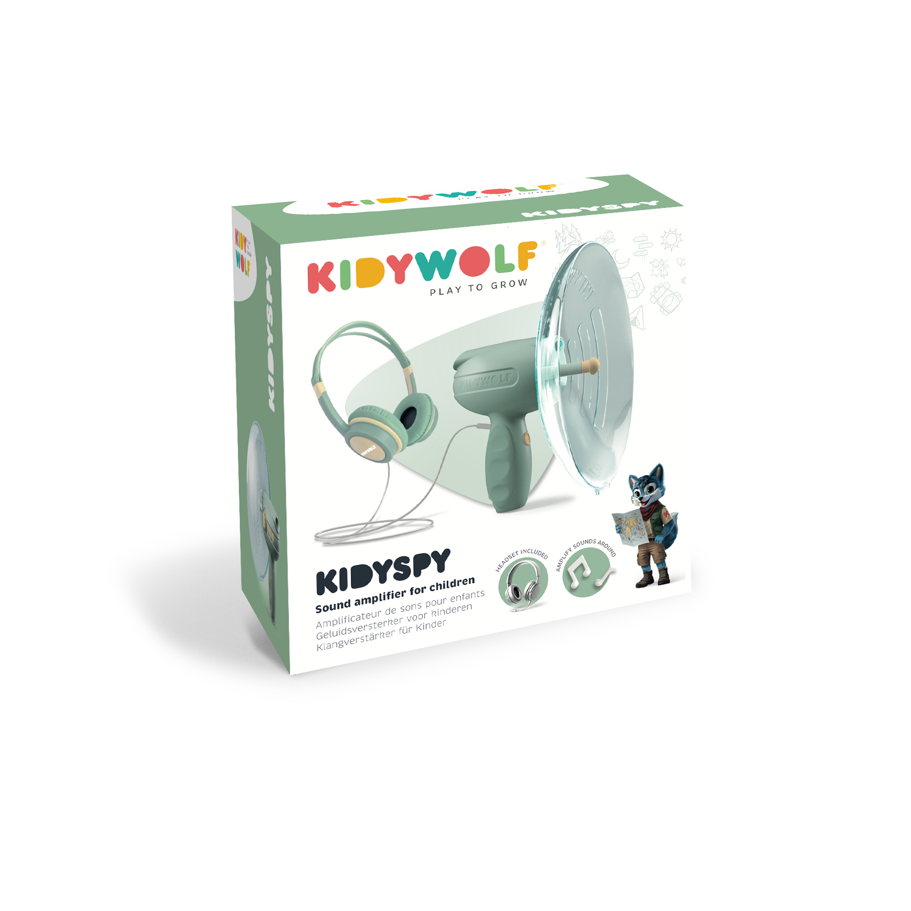 Kidywolf - Kidyspy - Geluidsversterker microfoon