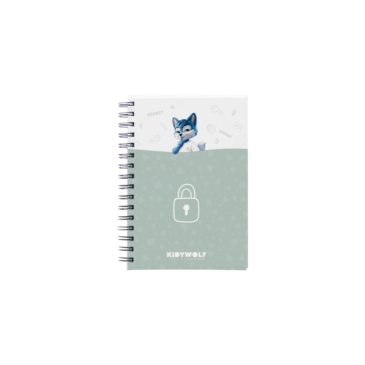 Kidywolf - Kidytreasure geheimendoos met cijferslot groen