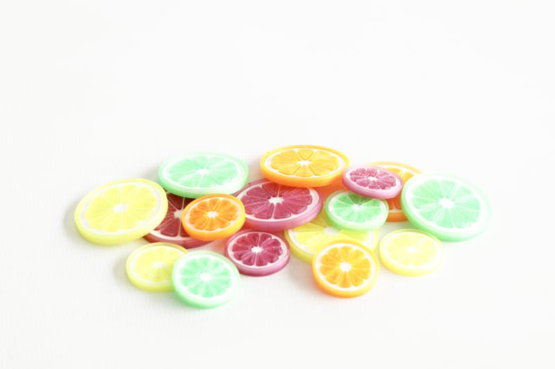 Kiddi - Magic Mini's Citrus klein – 16 citrusschijfjes voor sensorisch spel