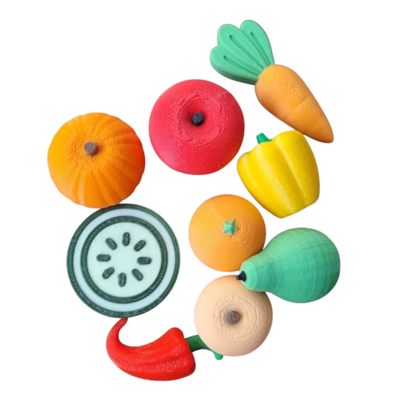 Kiddi - Magic Mini's Groente en Fruit – 9 stuks