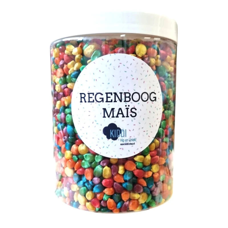 Kiddi - Regenboog Maïs voor sensorisch spel